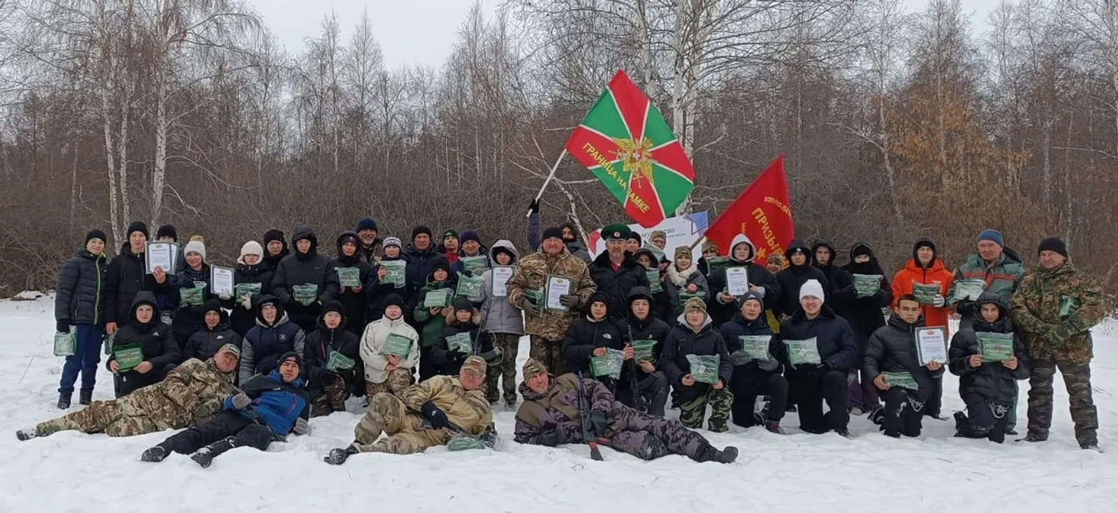 Сибайские школьники играли в "Зарницу"