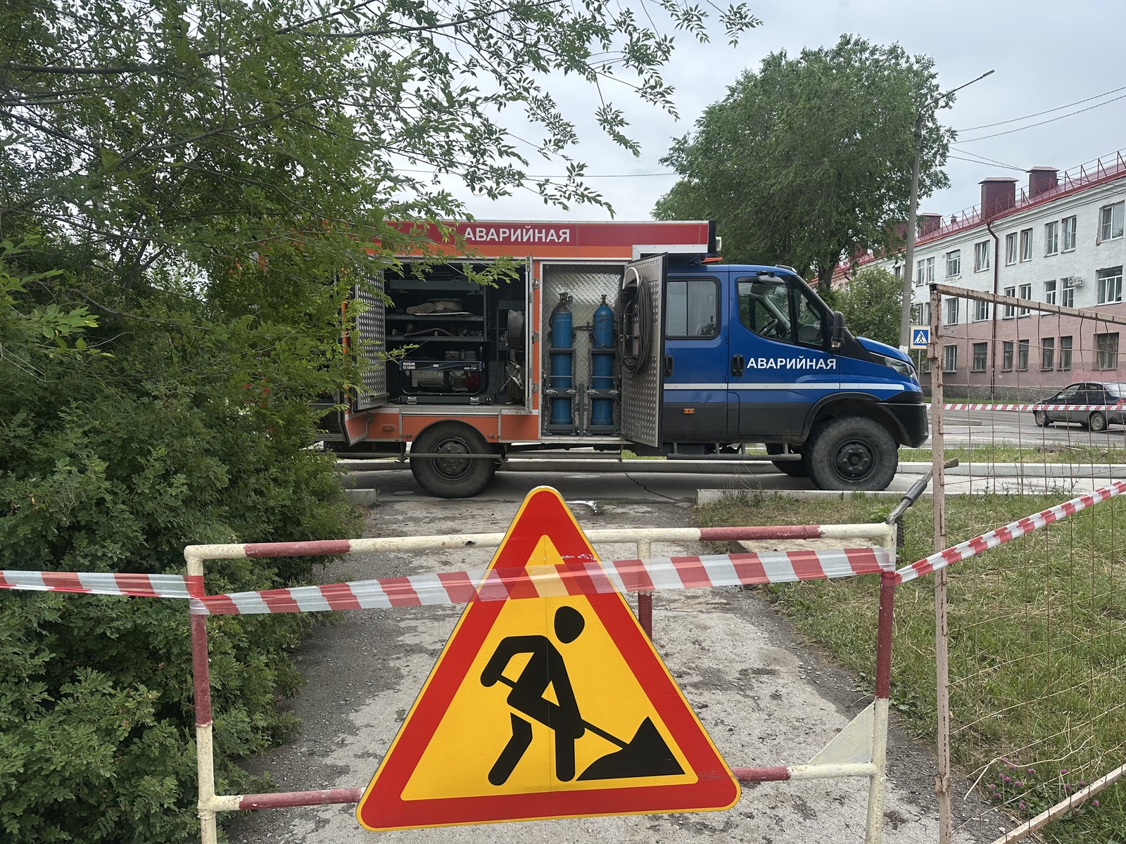 Тепловые сети испытываются на прочность