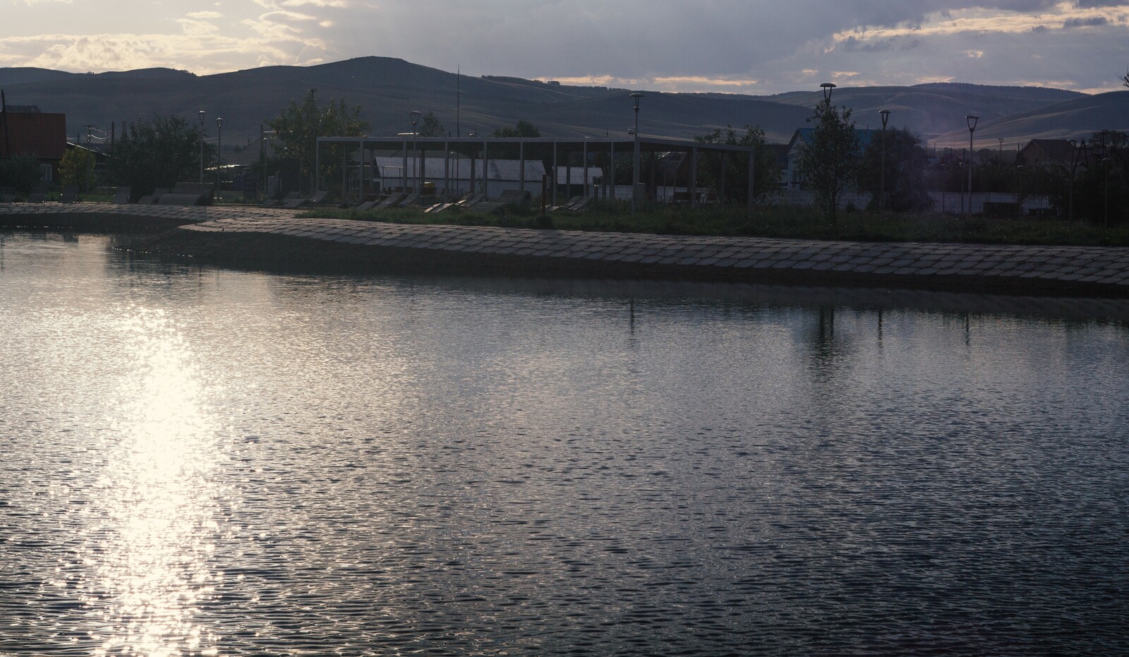 Пруд в экопарке «Терра Зауралье» наполняется водой