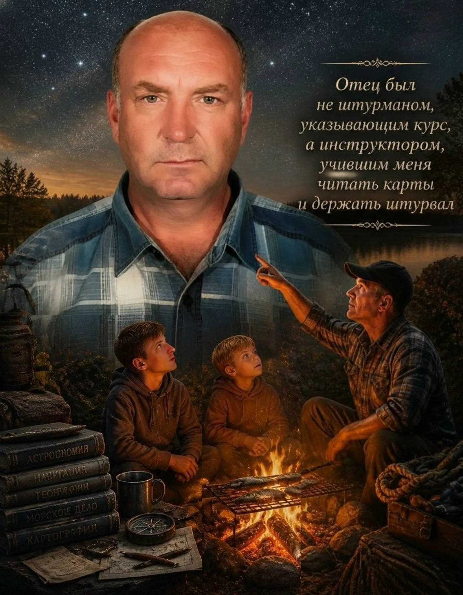 Отец давал мне инструменты для жизни