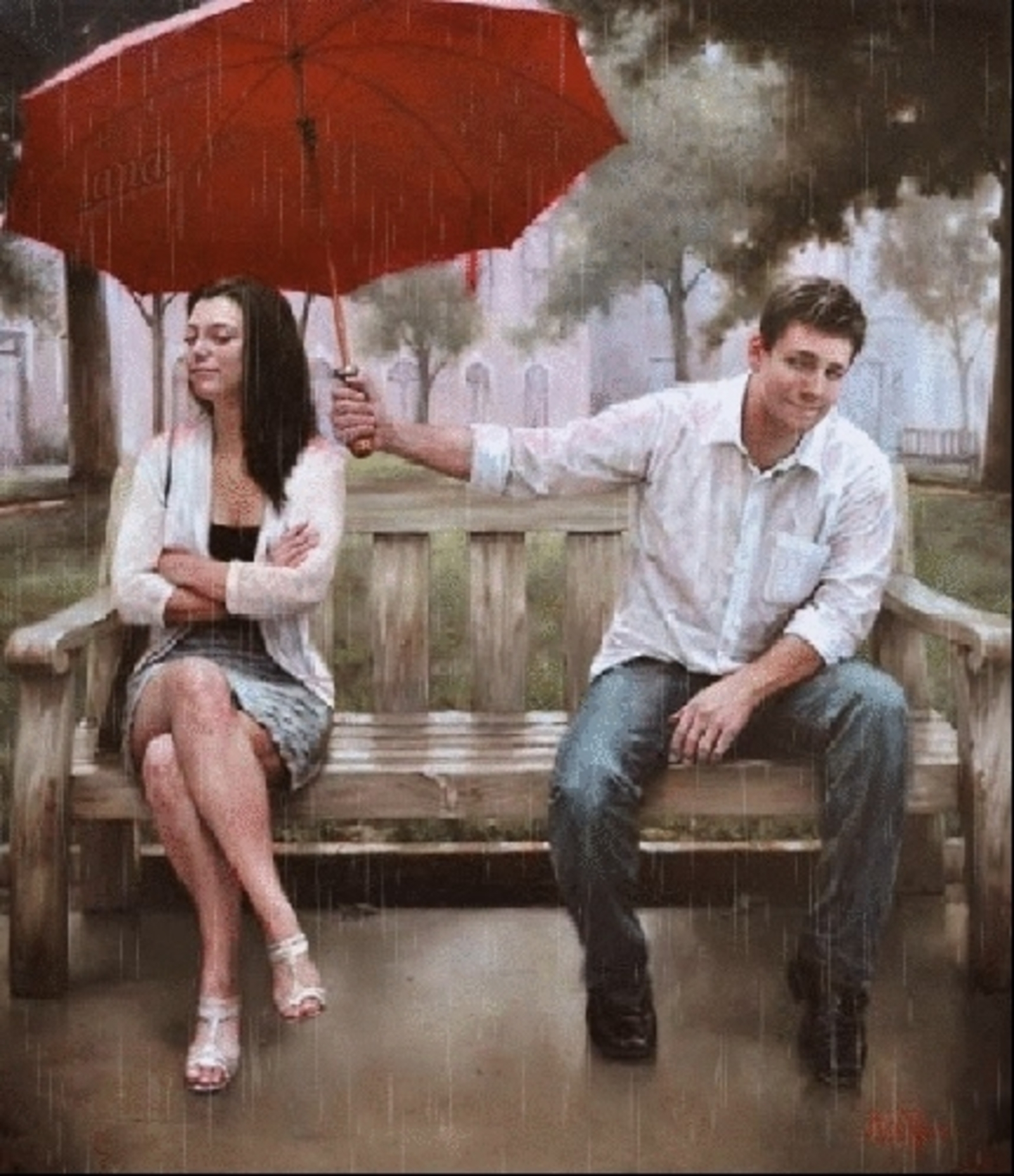 Любить надо душой, а не словами...