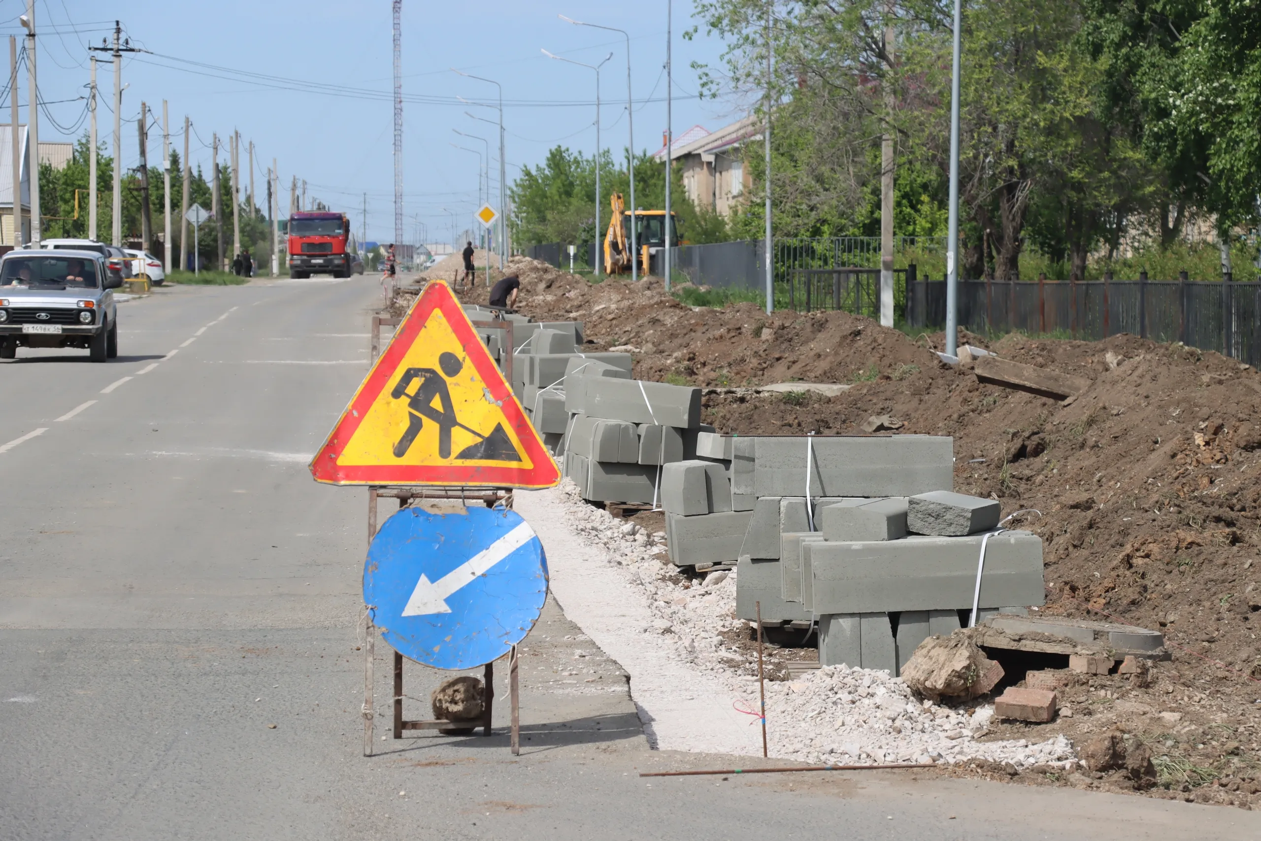 В Акъяре обостраивают пешеходную зону