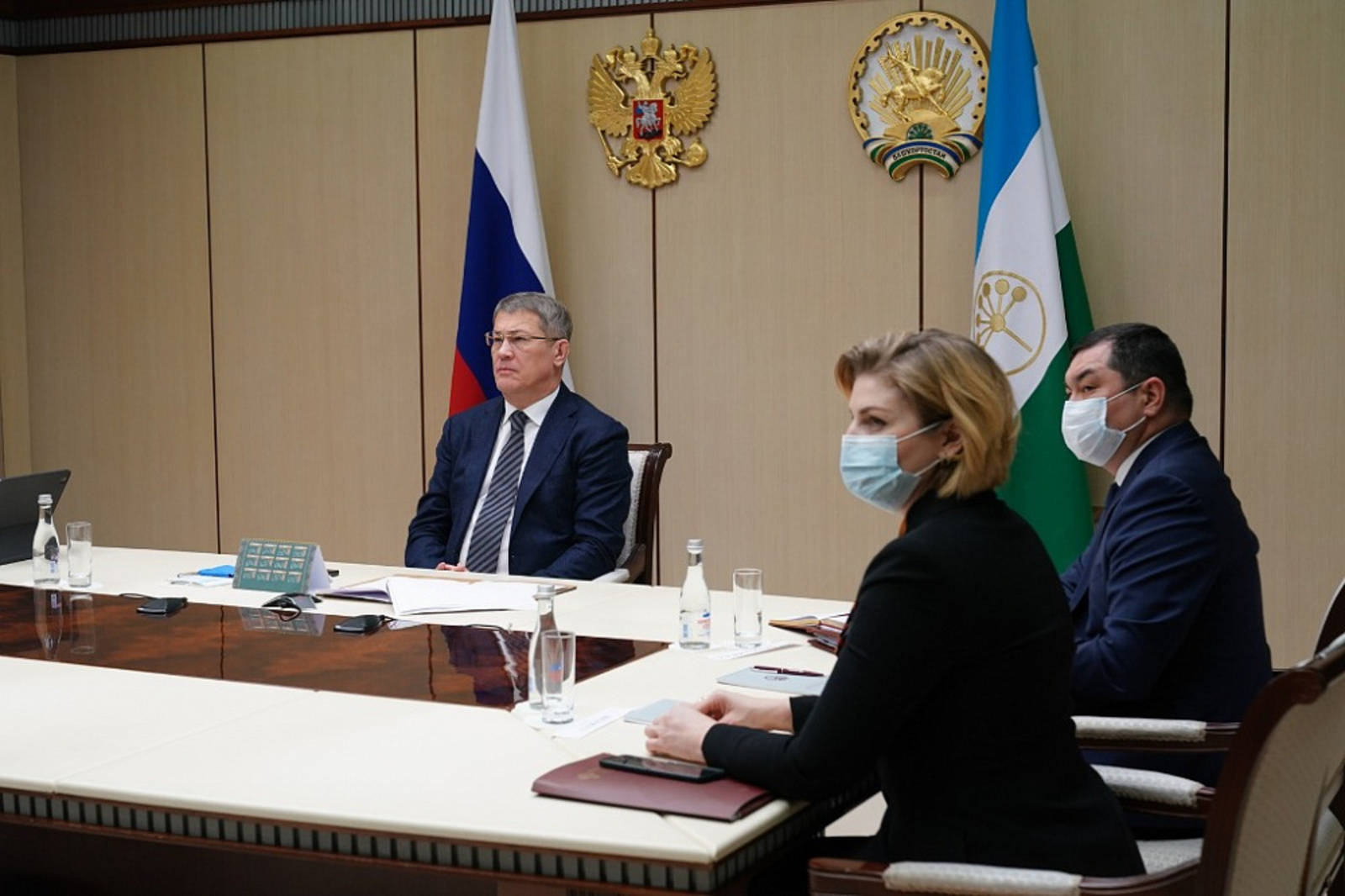 Глава Башкирии принял участие в заседание президиума Координационного совета при Правительстве России по борьбе с коронавирусом