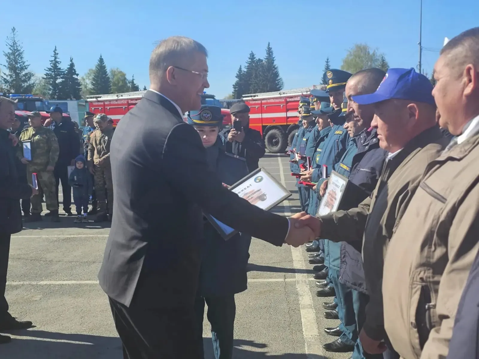 Баймакский пожарники праздник встречают с обновление!