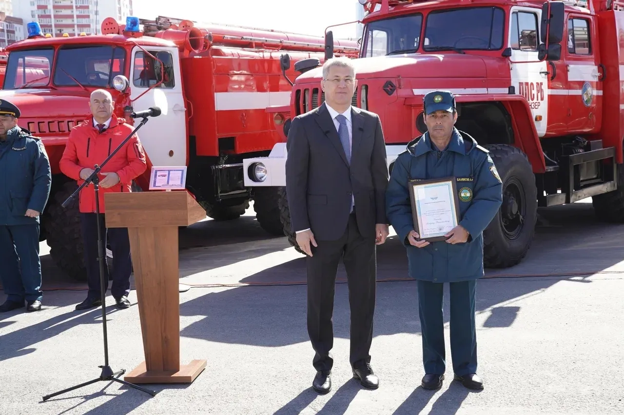 Баймакский пожарники праздник встречают с обновление!