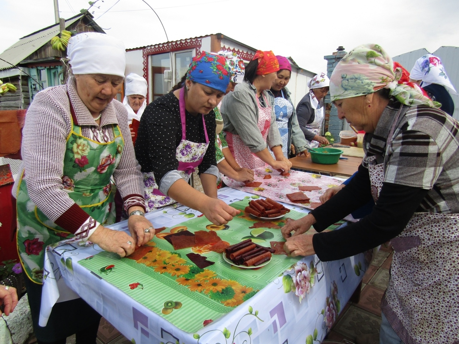 Для бойцов приготовили пастилу
